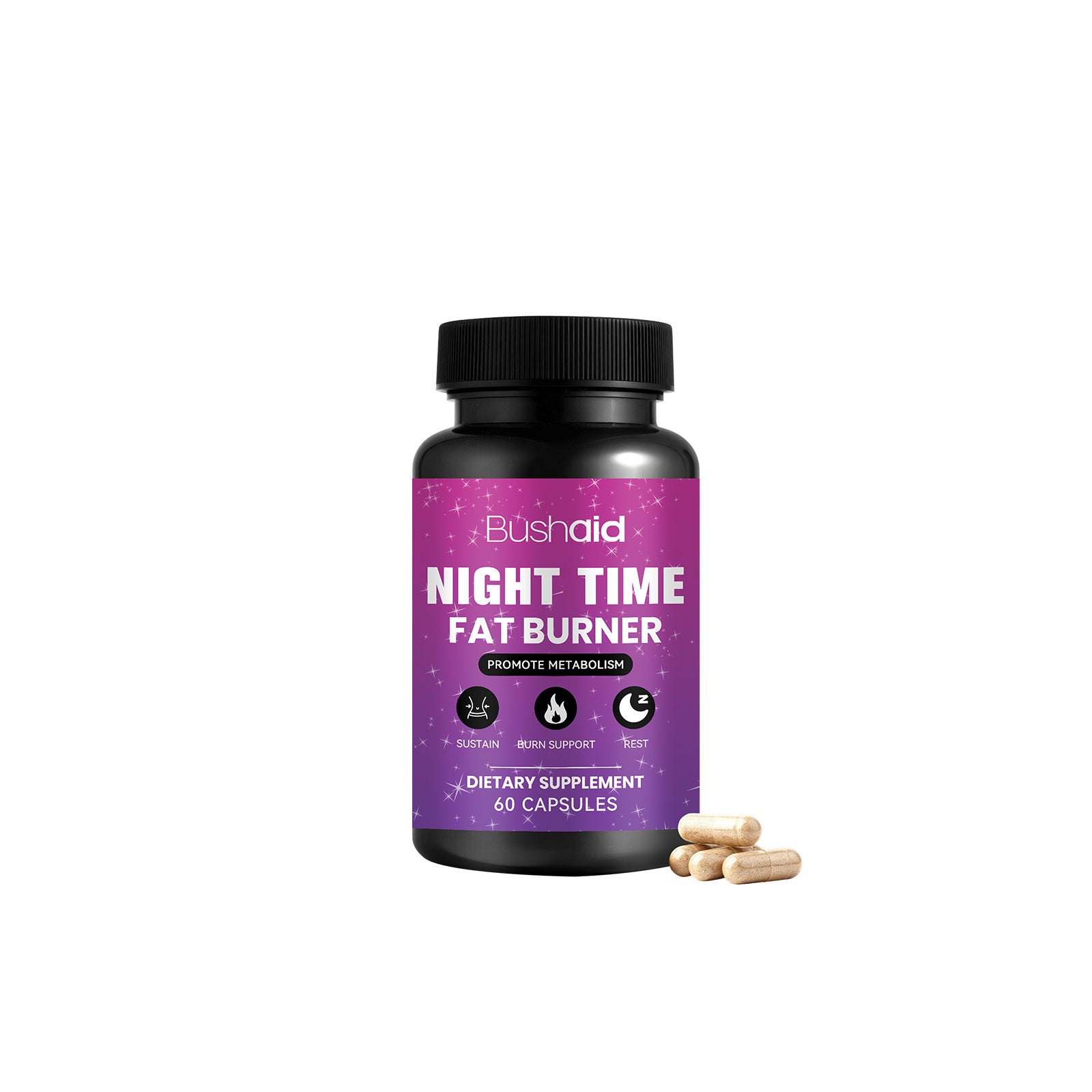 Nighttime Nutritional Capsules for Daily Vitality Support
